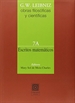 Portada del libro Escritos matemáticos 7A