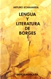Portada del libro Lengua y literatura de Borges
