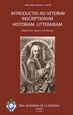 Portada del libro Introductio ad veterum inscriptionum historiam litterariam.