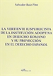 Portada del libro La vertiente iuspublicista de la institución adoptiva en derecho romano y su proyección en el derecho español
