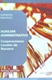 Portada del libro Auxiliar Administrativo Corporaciones Locales de Navarra. Supuestos Prácticos
