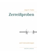 Portada del libro Zerreißproben