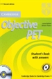 Portada del libro Objective PET Student's Book with answers with CD-ROM 2nd Edition