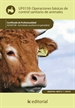 Portada del libro Operaciones básicas de control sanitario de animales. AGAX0108 - Actividades auxiliares en agricultura