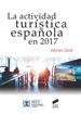 Portada del libro La actividad turística española en 2017 (edición 2018)