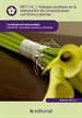 Portada del libro Trabajos auxiliares en la elaboración de composiciones con flores y plantas. AGAJ0108 - Actividades auxiliares en floristería