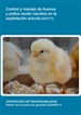 Portada del libro Control y manejo de huevos y pollos recién nacidos en la explotación avícola (UF2171)