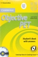 Portada del libro Objective PET Self-study Pack (Student's Book with answers with CD-ROM and Audio CDs(3)) 2nd Edition