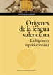 Portada del libro Los orígenes de la lengua valenciana