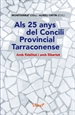 Portada del libro Als 25 anys del Concili Provincial Tarraconense