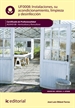 Portada del libro Instalaciones, su acondicionamiento, limpieza y desinfección. AGAH0108 - Horticultura y floricultura