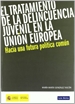 Portada del libro El tratamiento de la delincuencia juvenil en la Unión Europea. Hacia una futura política común