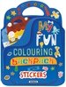 Portada del libro My fun colouring backpack with stickers