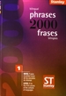 Portada del libro 2000 Frases bilingües 1 - 2000 Bilingual phrases 1