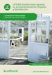 Portada del libro Instalaciones agrarias, su acondicionamiento, limpieza y desinfección. AGAU0108 - Agricultura ecológica
