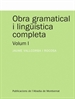 Portada del libro Obra gramatical i lingüística completa, Volum 1