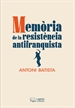 Portada del libro Memòria de la resistència antifranquista