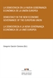 Portada del libro La democracia en la nueva gobernanza económica de la Unión Europea