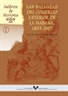 Portada del libro Las balanzas del comercio exterior de La Habana, 1803-1807
