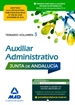 Portada del libro Auxiliar Administrativo de la Junta de Andalucía. Temario Volumen 3