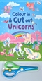 Portada del libro Colour in & cut out unicorns