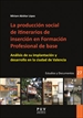 Portada del libro La producción social de itinerarios de inserción en Formación Profesional de base