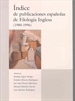 Portada del libro Índice de publicaciones españolas de Filología Inglesa (1980-1996)
