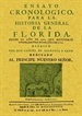 Portada del libro Ensayo cronológico para la historia general de la Florida.
