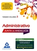 Portada del libro Administrativo de la Junta de Andalucía Turno Libre. Temario Volumen 3