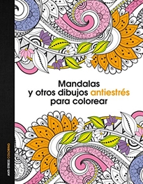 Portada del libro Mandalas y otros dibujos antiestrés para colorear