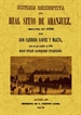 Portada del libro Historia descriptiva del Real Sitio de Aranjuez