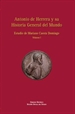 Portada del libro Antonio de Herrera y su Historia General del Mundo. Volumen I