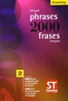Portada del libro 2000 Frases bilingües 2 - 2000 Bilingual phrases 2
