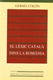 Portada del libro El lèxic català dins la Romània