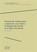 Portada del libro Procesos de verdad, justicia y reparación a las víctimas de desaparición forzada en el Sahara Occidental