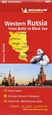 Portada del libro Mapa National Rusia Oeste - Del Baltico al Mar Negro