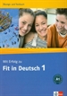 Portada del libro Mit erfolg zum fit in deutsch 1, libro de ejercicios + tests