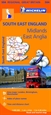 Portada del libro Mapa Regional South East England, Midlands, East Anglia