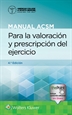 Portada del libro Manual ACSM para la valoración y prescripción del ejercicio