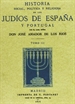 Portada del libro Historia social, política y religiosa de los judíos de España y Portugal (3 Tomos)