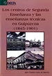 Portada del libro Los centros de segunda enseñanza y las enseñanzas en Guipúzcoa (1845-1901)