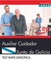 Portada del libro Auxiliar Cuidador. Xunta de Galicia. Test Parte específica