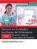 Portada del libro Técnico en Cuidados Auxiliares de Enfermería (Personal Laboral). Comunidad de Madrid. Temario específico Vol. II