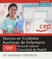 Portada del libro Técnico en Cuidados Auxiliares de Enfermería (Personal Laboral). Comunidad de Madrid. Test generales y específicos