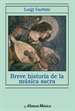 Portada del libro Breve historia de la música sacra