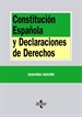Portada del libro Constitución Española y Declaraciones de Derechos