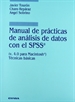 Portada del libro Manual de prácticas de análisis de datos con el SPSS