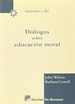 Portada del libro Diálogos sobre educación moral