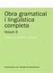 Portada del libro Obra gramatical i lingüística completa, Volum 2