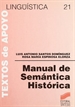 Portada del libro Manual de semántica histórica